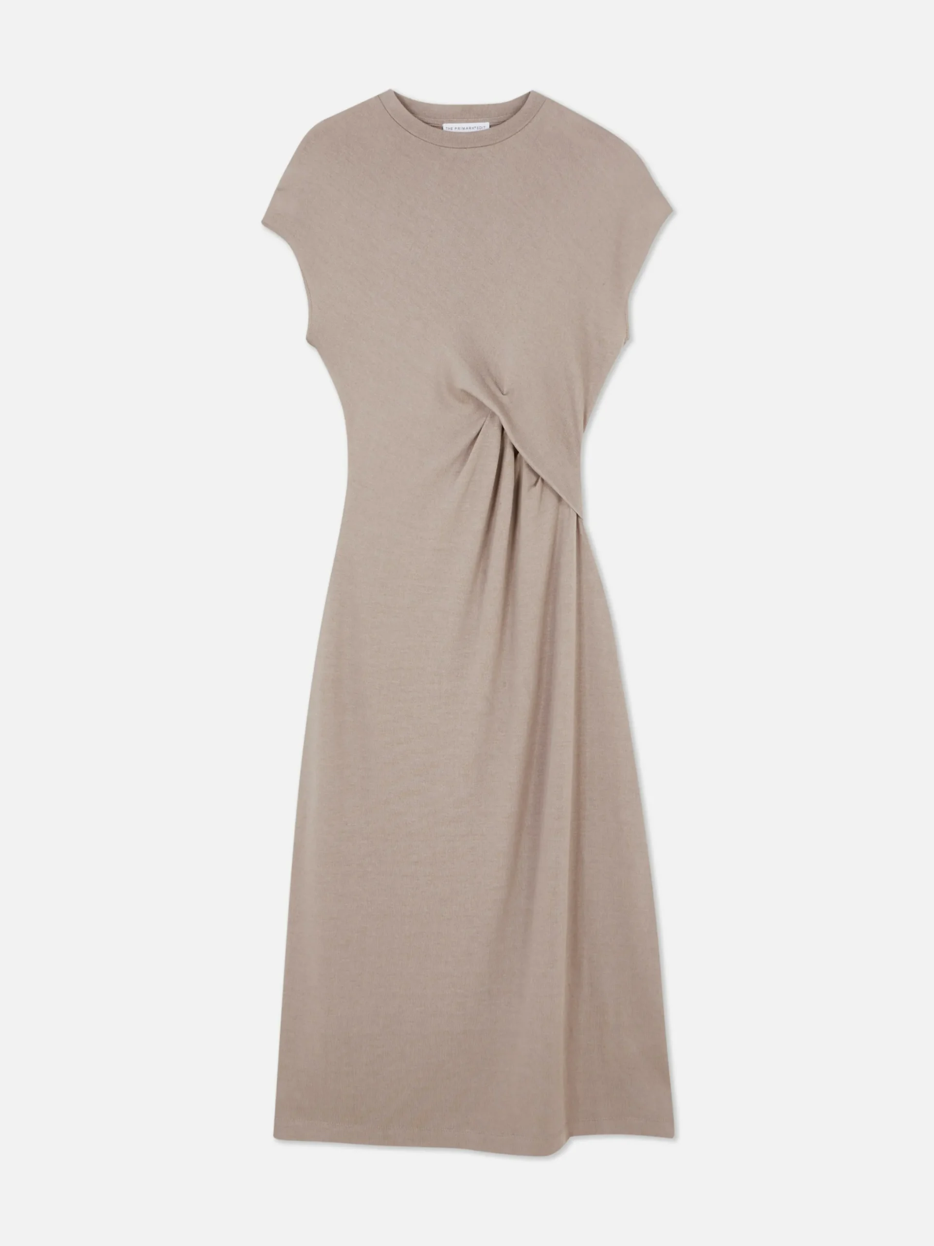 Robes|Primark Robe Mi-longue Torsadée En Jersey The Edit Beige