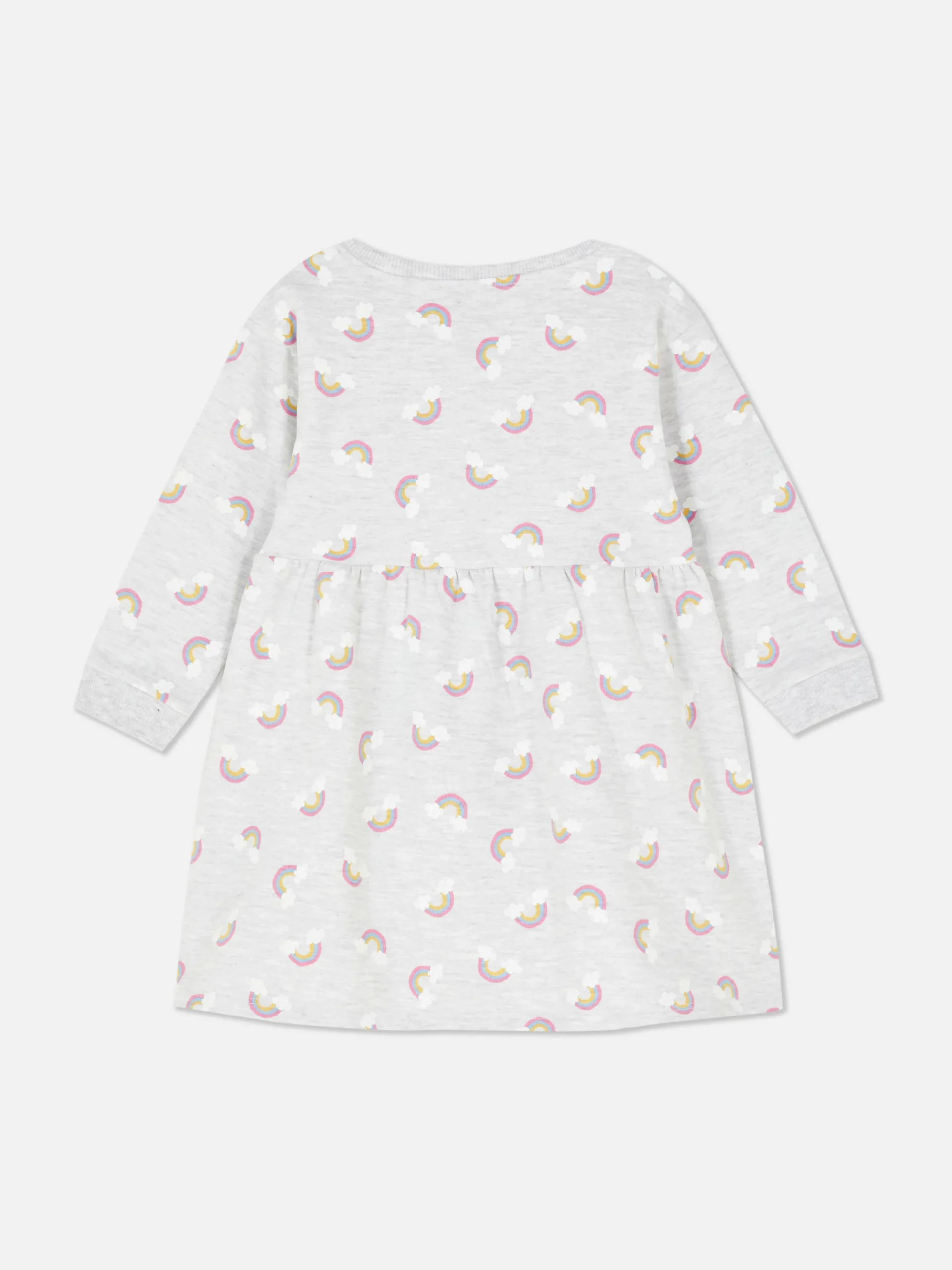 Robes Et Jupes|Primark Robe Sweat-shirt à Motif Arc-en-ciel Gris chiné