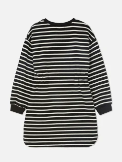 Robes|Primark Robe Sweat-shirt à Rayures Noir
