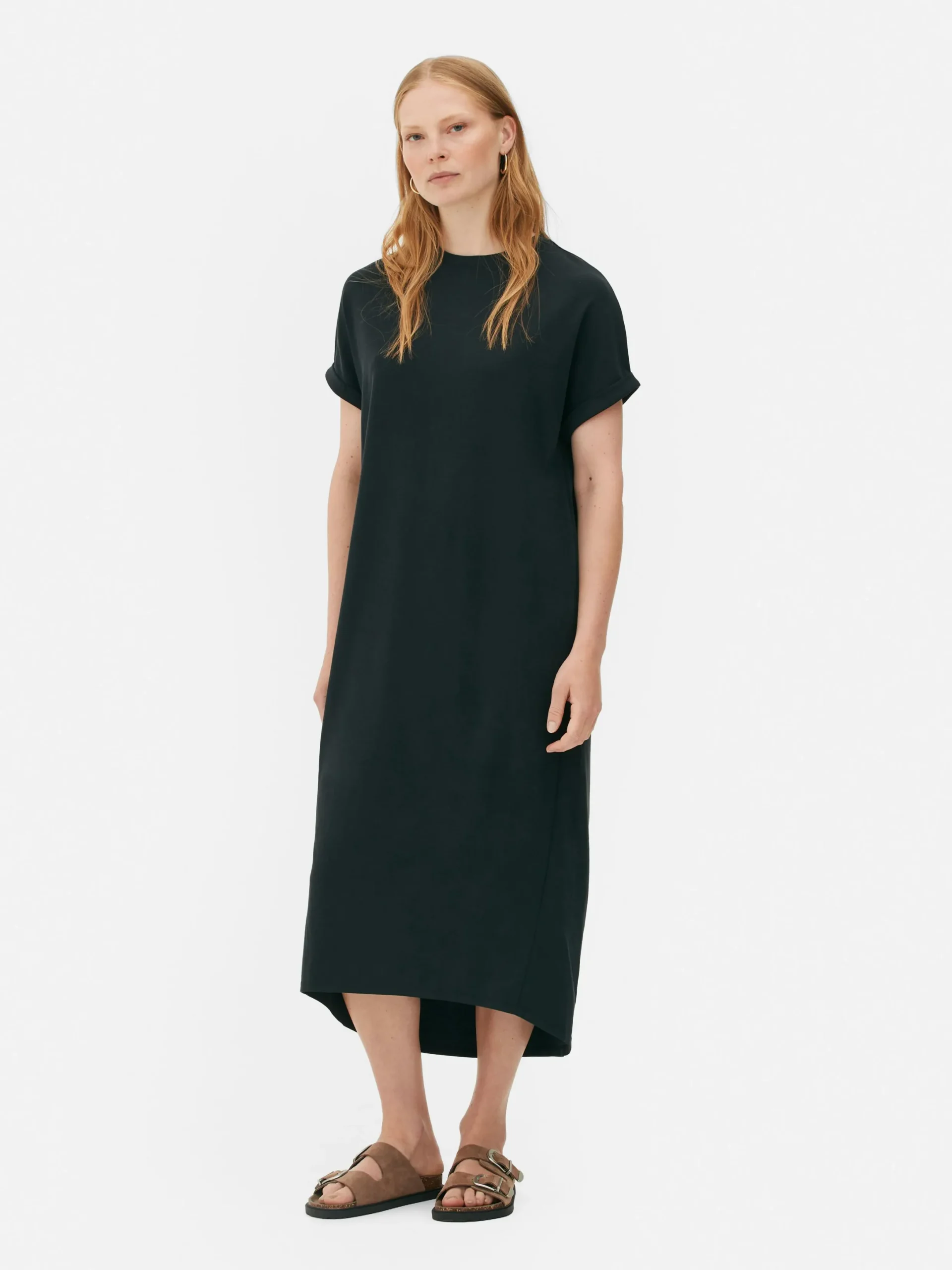 Robes|Primark Robe T-shirt Mi-longue The Edit Noir