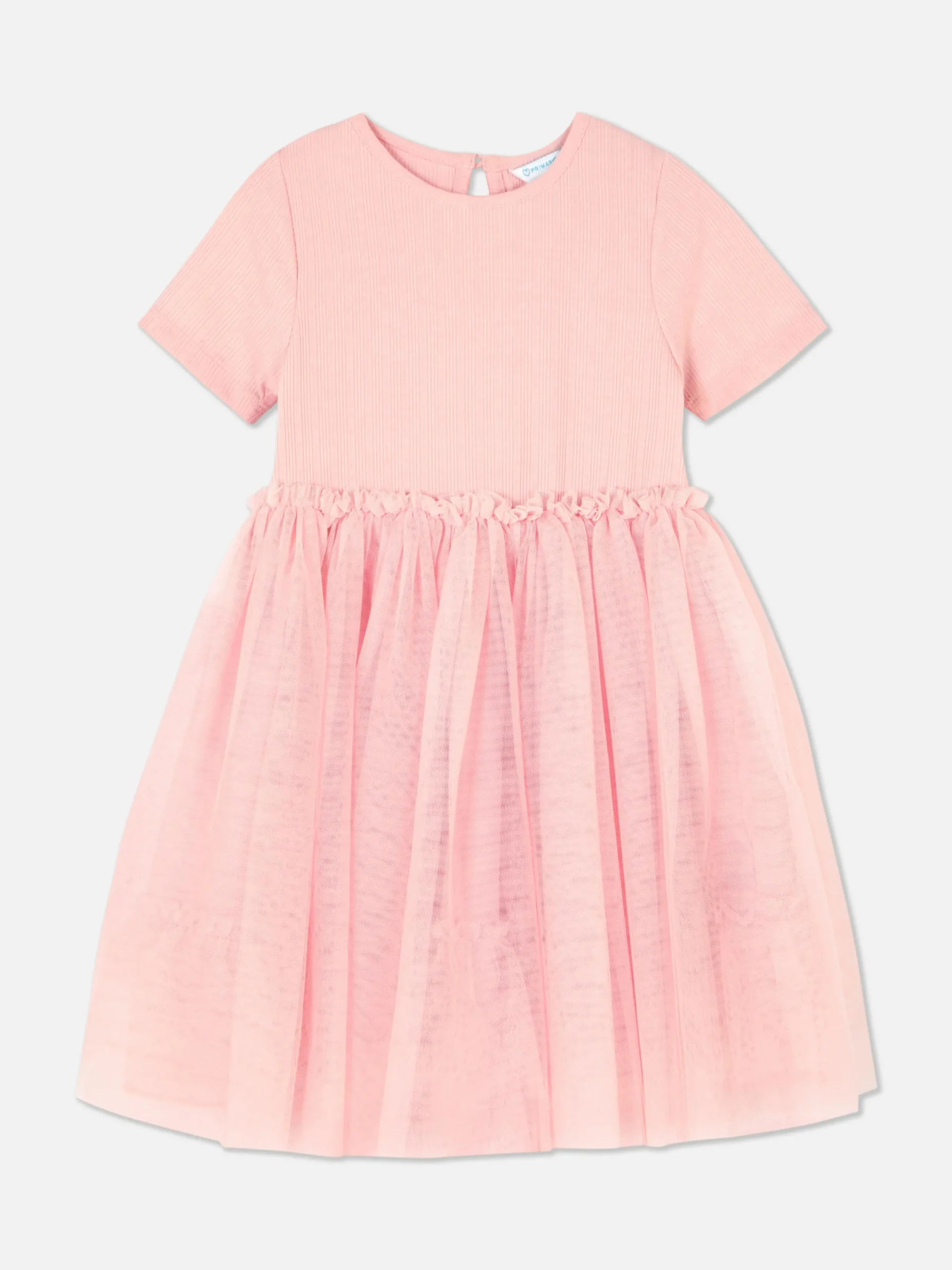 Robes|Primark Robe Tutu Côtelée Rose poudré
