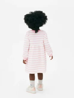 Robes|Primark Robe-pull à Rayures Rose poudré