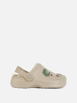 Chaussons|Primark Sabots Doublés En Fausse Fourrure à Motif Dinosaure Multicolore