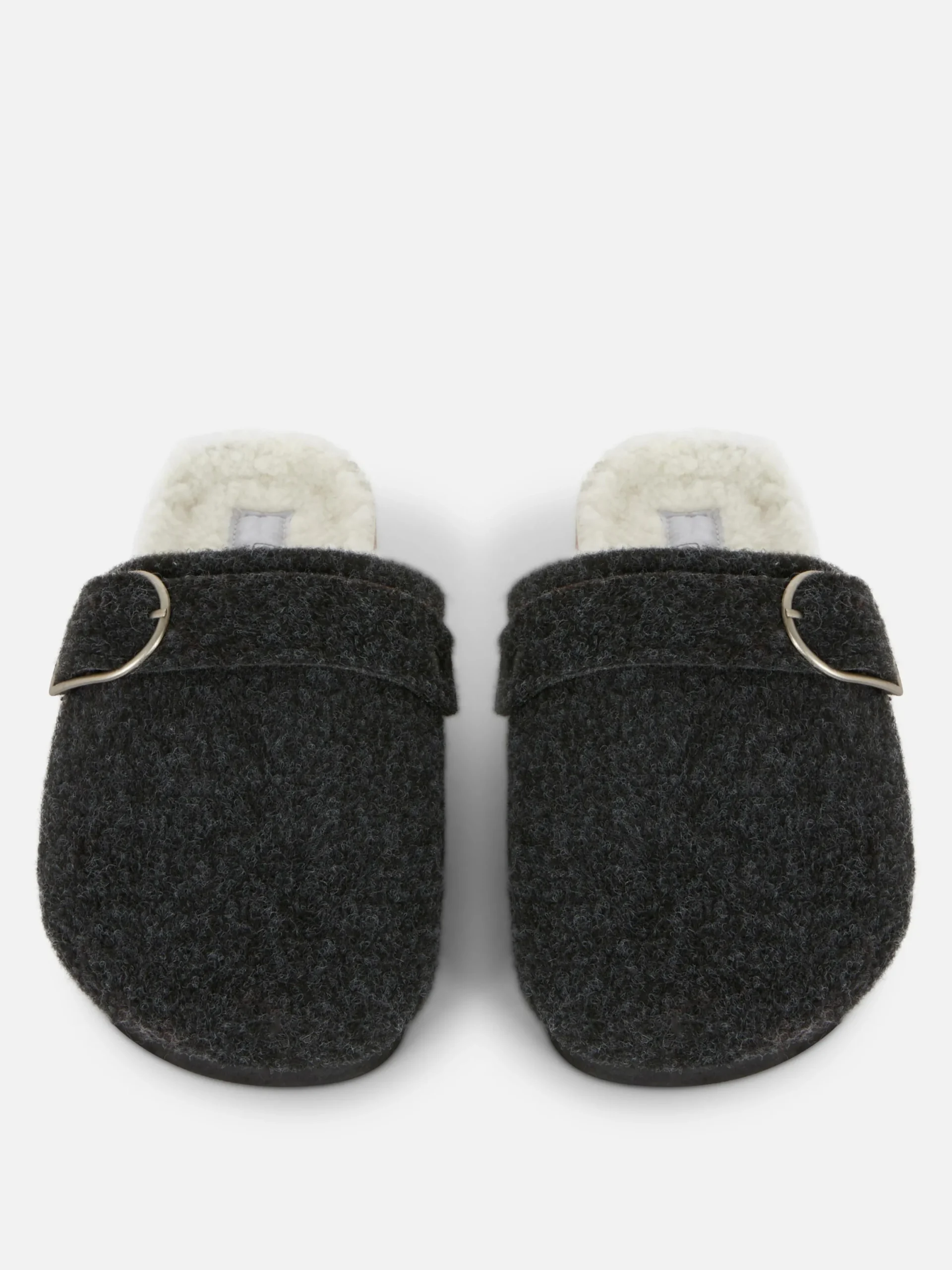 Chaussons|Primark Sabots En Feutre Noir