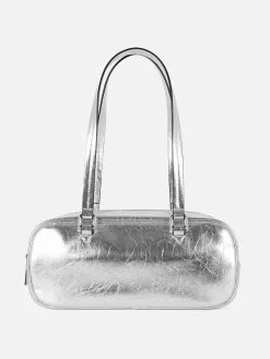 Sacs Et Porte-Monnaie|Primark Sac à Bandoulière En Tissu Froncé Texturé Argent