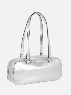 Sacs Et Porte-Monnaie|Primark Sac à Bandoulière En Tissu Froncé Texturé Argent