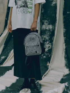 Beetlejuice|Tout Halloween|Primark Sac à Dos Avec Logo Beetlejuice Noir/Blanc