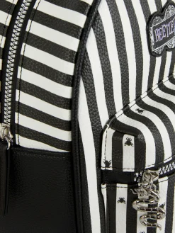 Beetlejuice|Tout Halloween|Primark Sac à Dos Avec Logo Beetlejuice Noir/Blanc