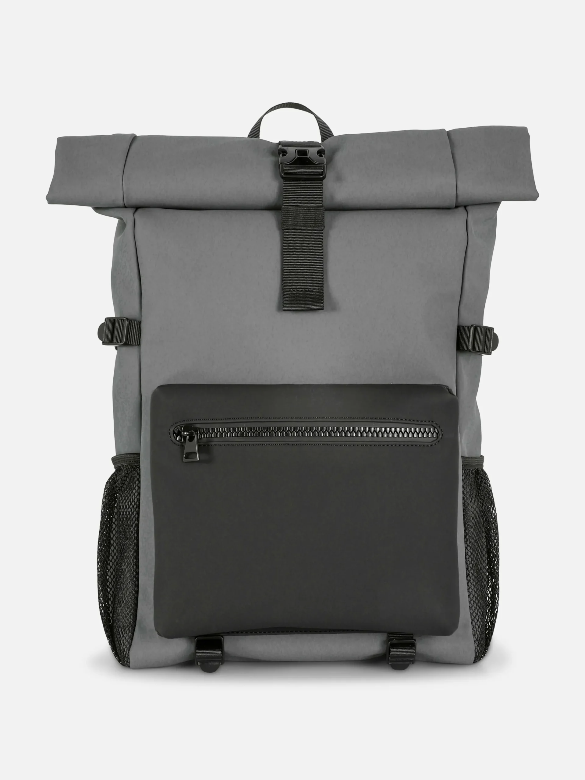 Sacs Et Portefeuilles|Primark Sac à Dos Caoutchouté Rabattable Sur Le Dessus Gris