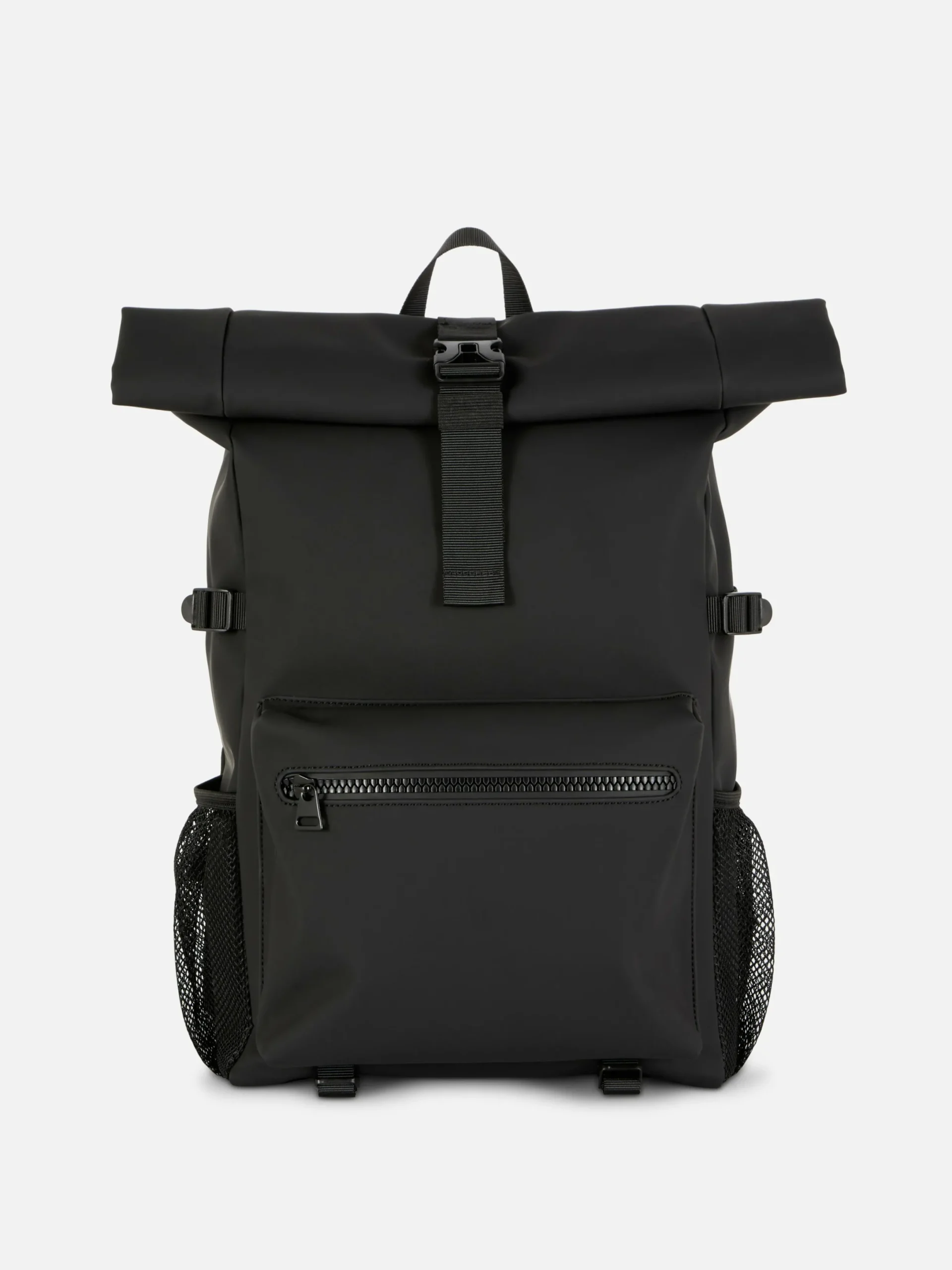 Sacs Et Portefeuilles|Primark Sac à Dos Caoutchouté Rabattable Sur Le Dessus Noir