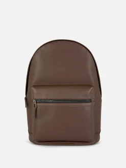 Sacs Et Portefeuilles|Primark Sac à Dos En Simili Cuir Marron