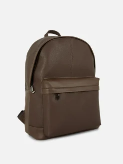 Sacs Et Portefeuilles|Primark Sac à Dos En Simili Cuir Chocolat
