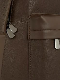 Sacs Et Portefeuilles|Primark Sac à Dos En Simili Cuir Chocolat