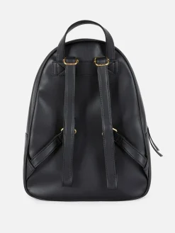 Sacs Et Porte-Monnaie|Primark Sac à Dos En Simili Cuir Matelassé Noir