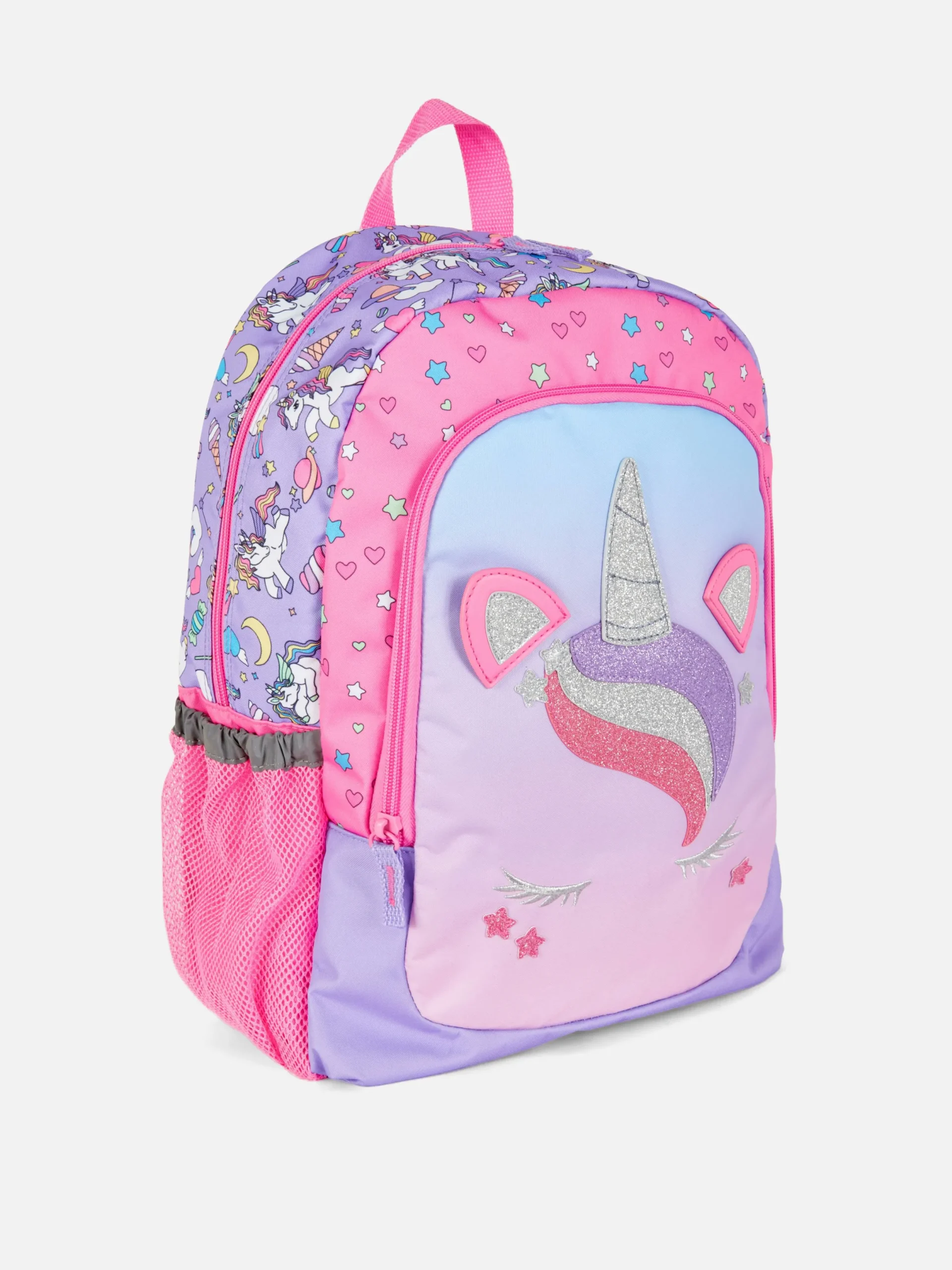 Sacs|Primark Sac à Dos Pour L'école Licorne 3D Rose