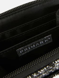 Sacs Et Porte-Monnaie|Primark Sac à Main Zippé à Texture Bouclée Noir