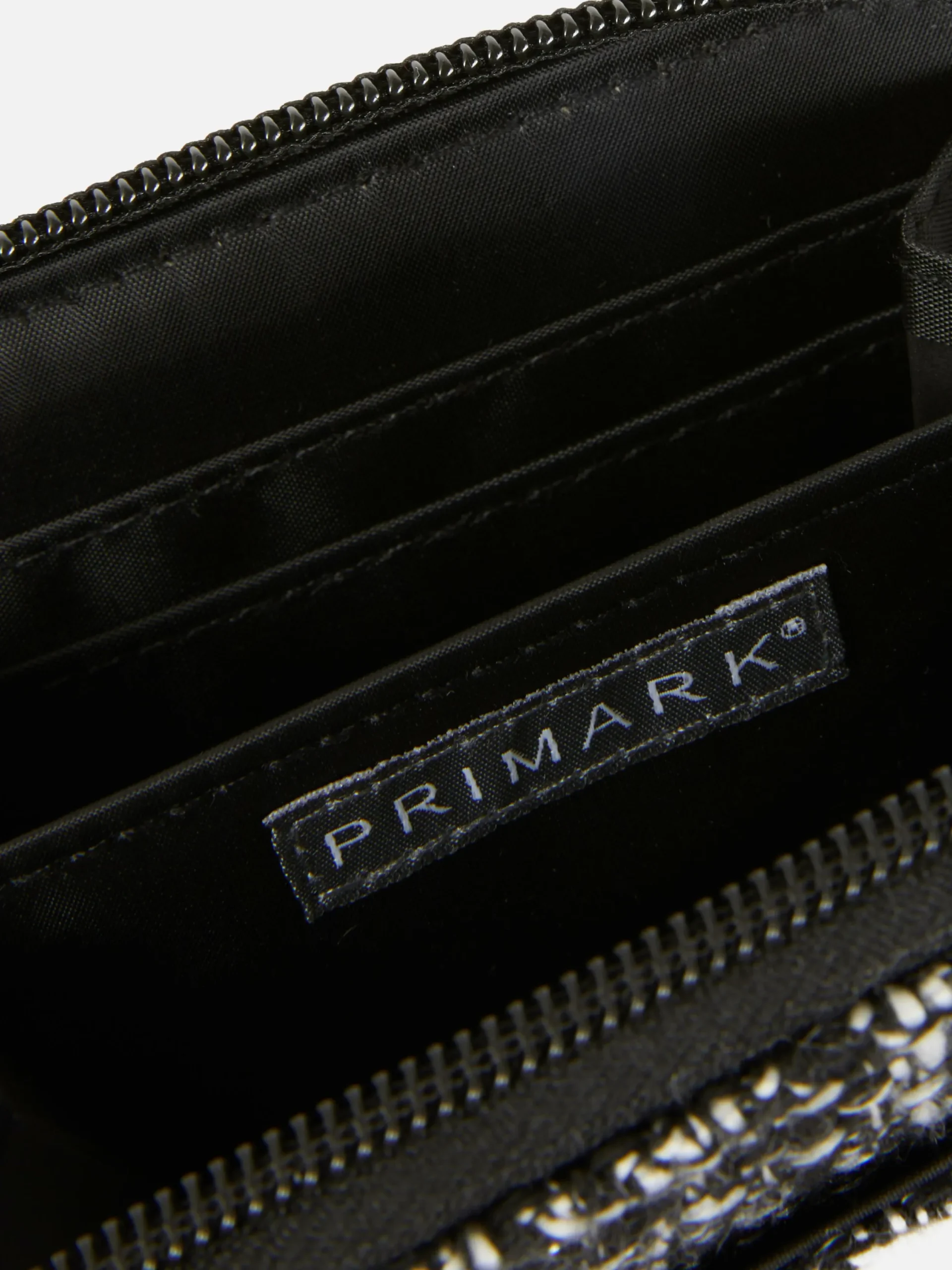 Sacs Et Porte-Monnaie|Primark Sac à Main Zippé à Texture Bouclée Noir