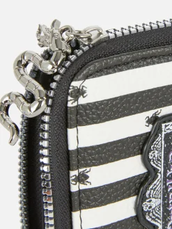 Beetlejuice|Accessoires Halloween|Primark Sac à Main Zippé Beetlejuice Noir/Blanc