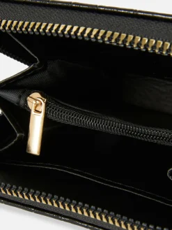 Sacs Et Porte-Monnaie|Primark Sac à Main Zippé Imitation Crocodile Noir