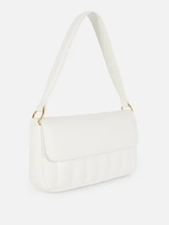 Sacs Et Porte-Monnaie|Primark Sac Bandoulière En Simili Cuir Rembourré Blanc
