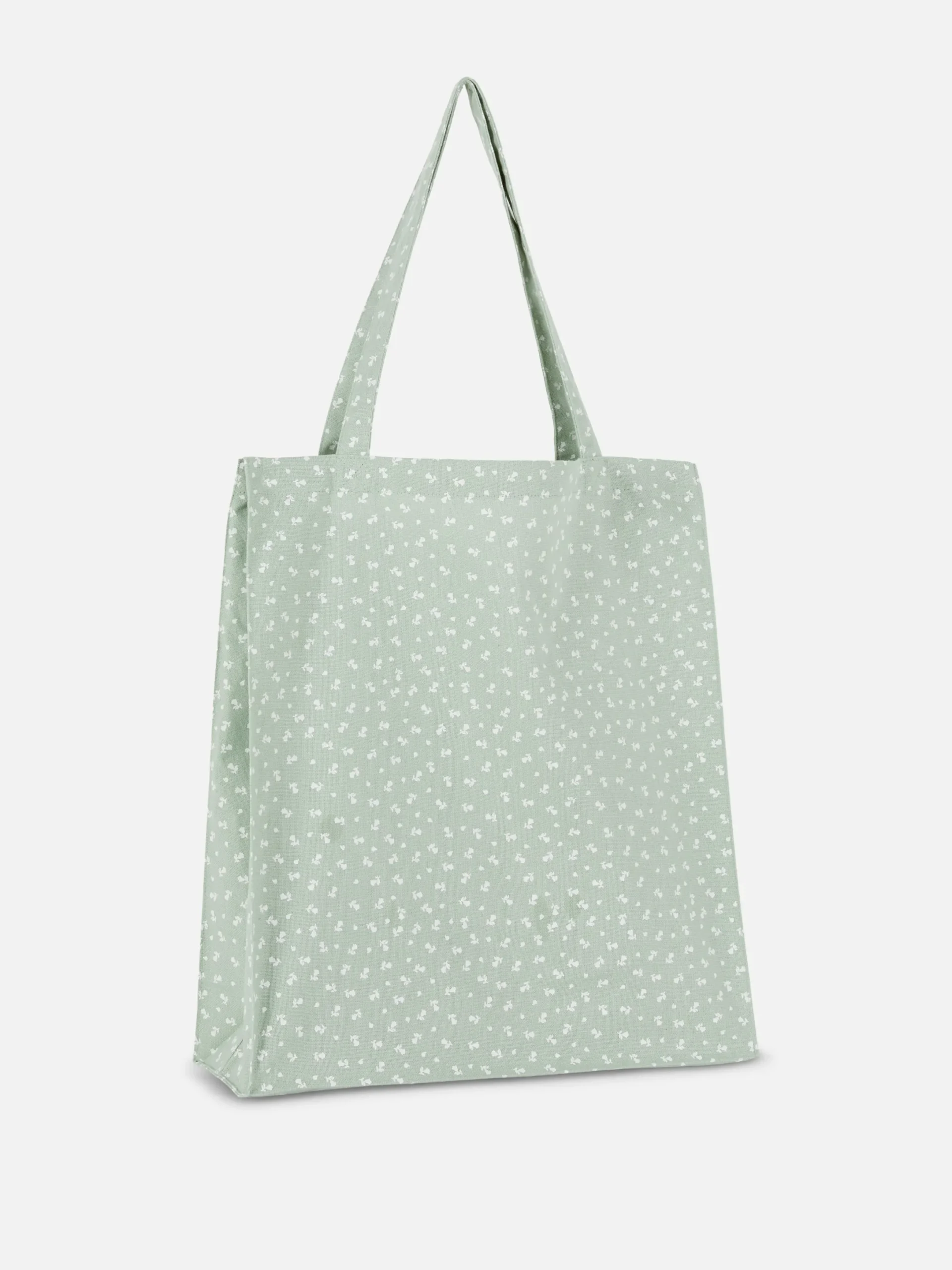 Sacs Et Porte-Monnaie|Primark Sac Cabas En Toile De Coton à Motif Floral Vert clair
