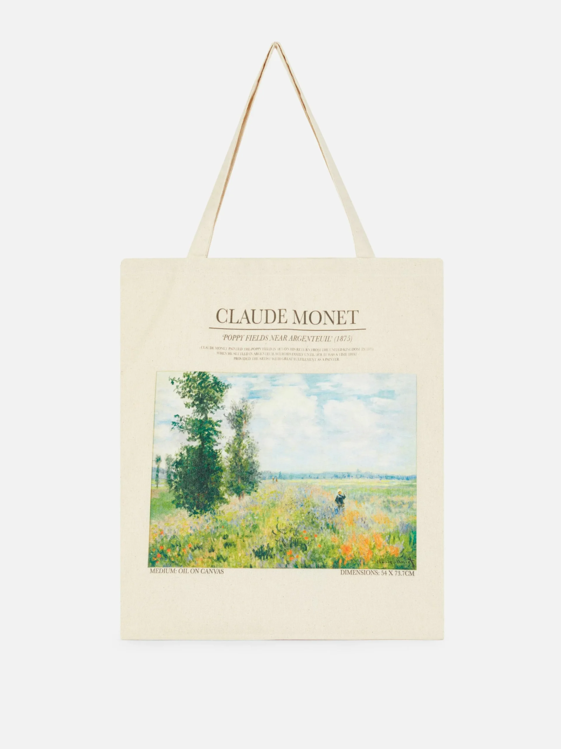 Accessoires Voyages|Primark Sac En Toile Claude Monet Naturel