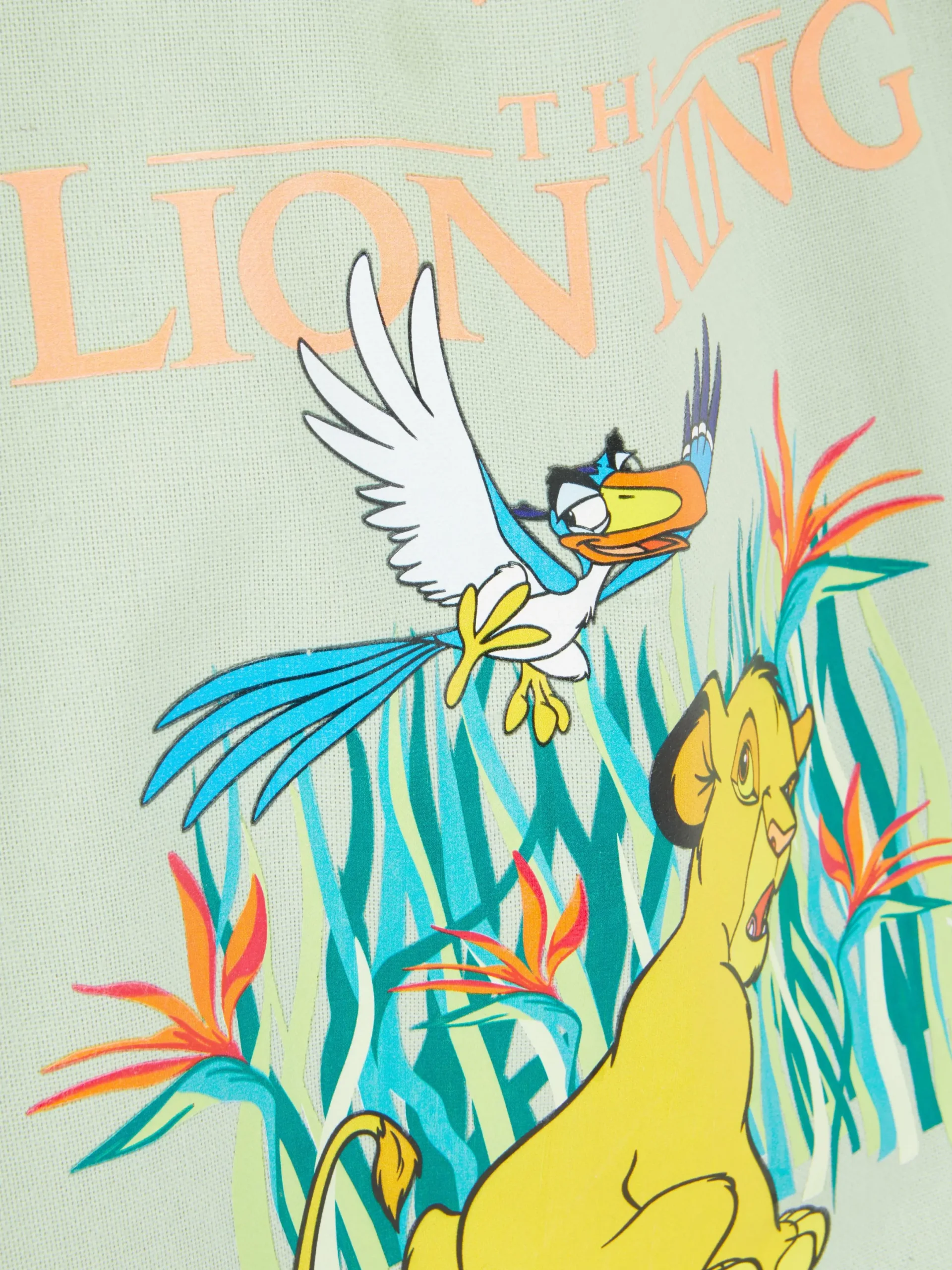 Accessoires Voyages|Primark Sac En Toile Disney Le Roi Lion 30e Anniversaire Vert