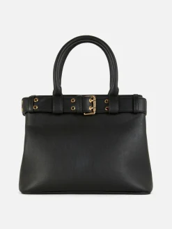 Sacs Et Porte-Monnaie|Primark Sac Fourre-tout En Simili Cuir à Boucle Rita Ora Noir
