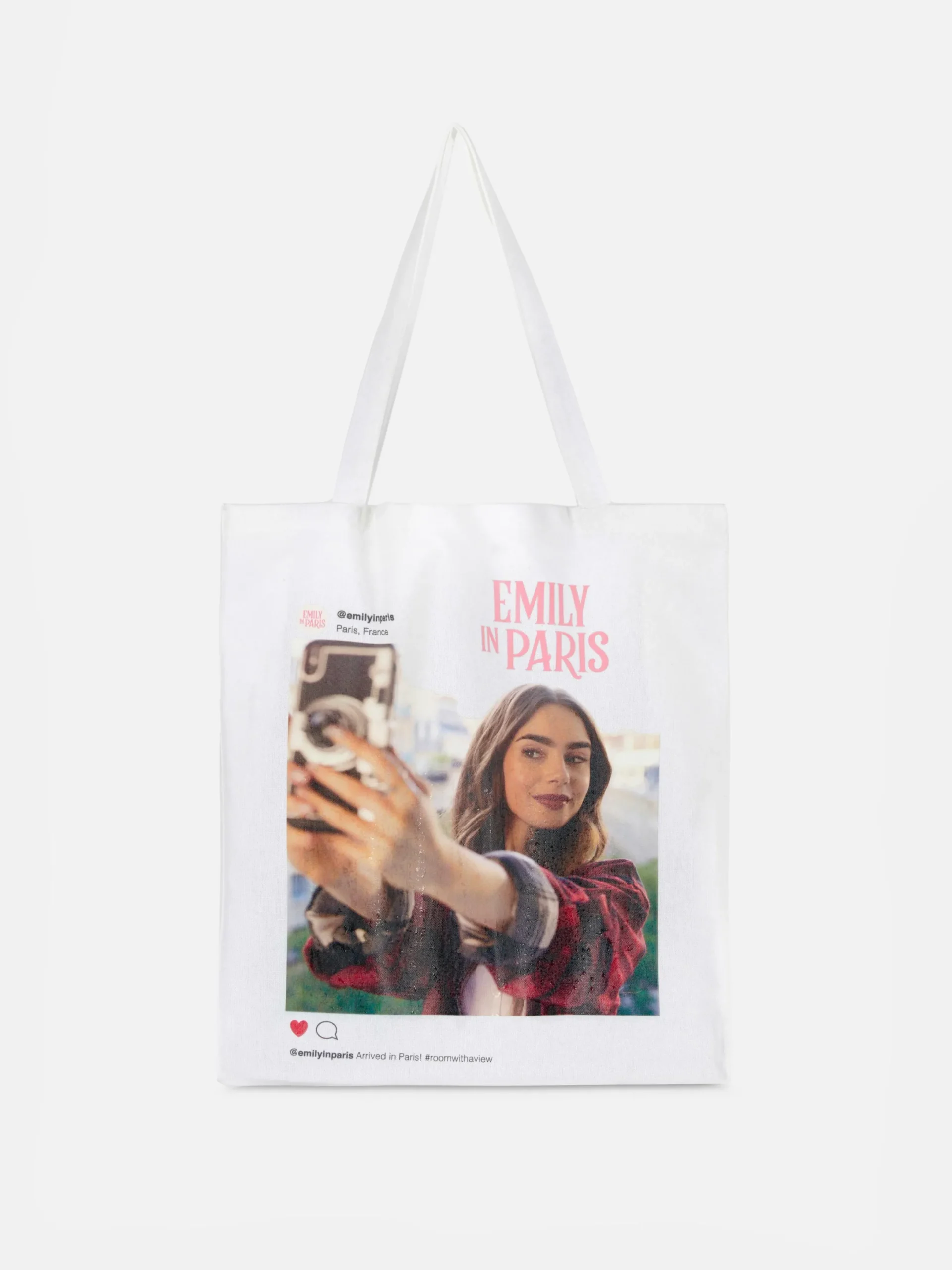 Sacs Et Porte-Monnaie|Primark Sac Fourre-tout En Toile Emily In Paris Blanc