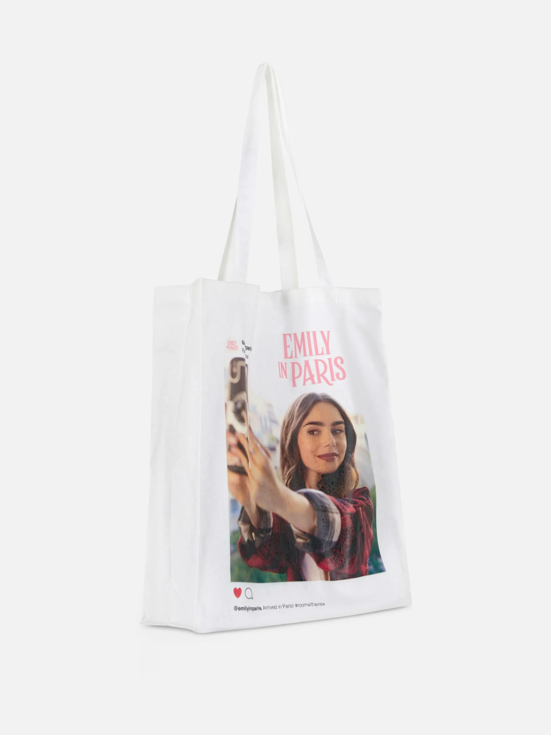 Sacs Et Porte-Monnaie|Primark Sac Fourre-tout En Toile Emily In Paris Blanc