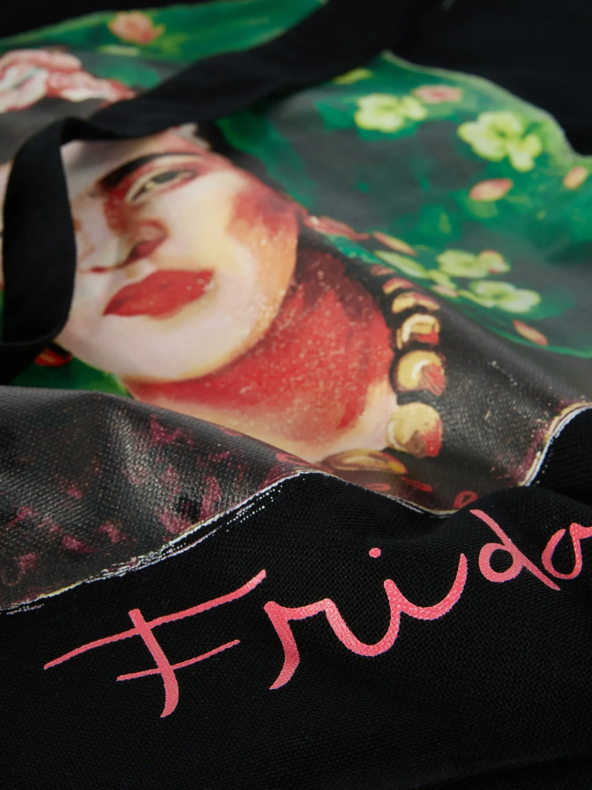 Accessoires Voyages|Primark Sac Fourre-tout Frida Kahlo Noir