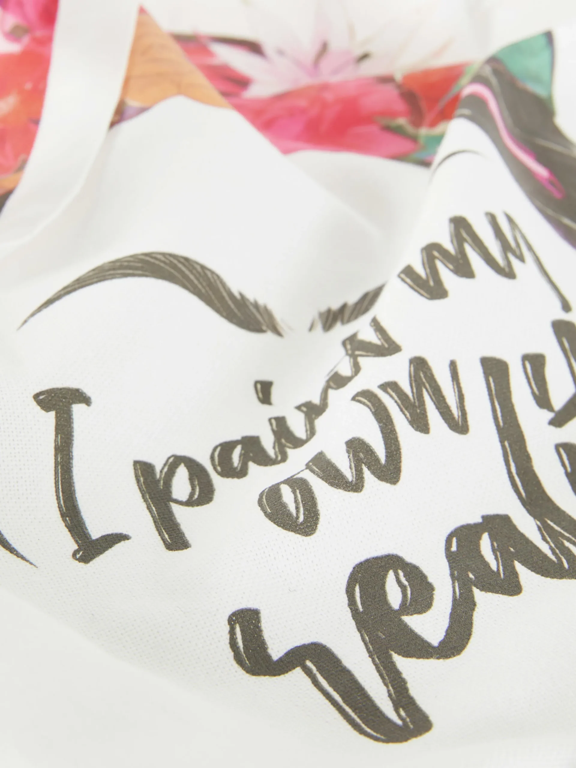 Accessoires Voyages|Primark Sac Fourre-tout Imprimé Frida Kahlo Blanc
