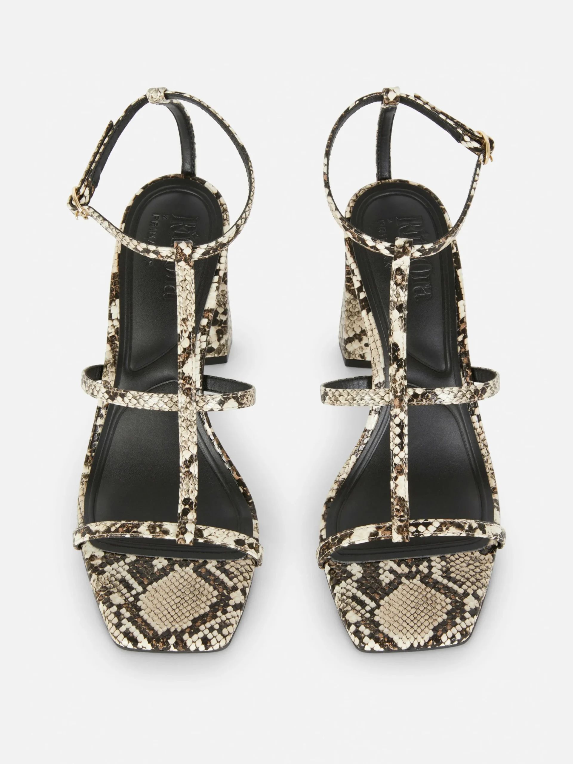 Chaussures À Talons|Primark Sandales à Talon Carré Et Bride En T Rita Ora Multicolore