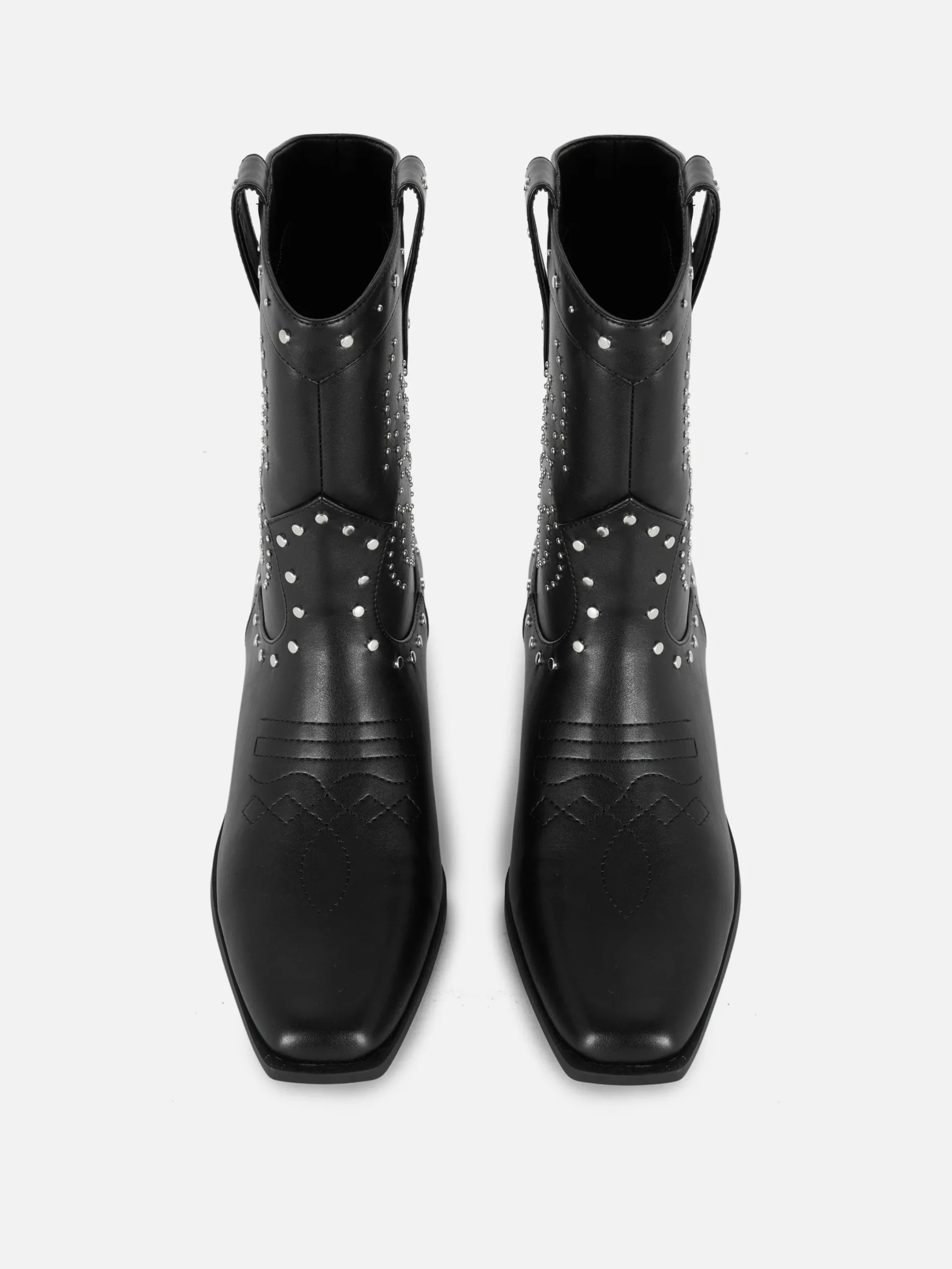 Bottes|Primark Santiags Cloutées Noir