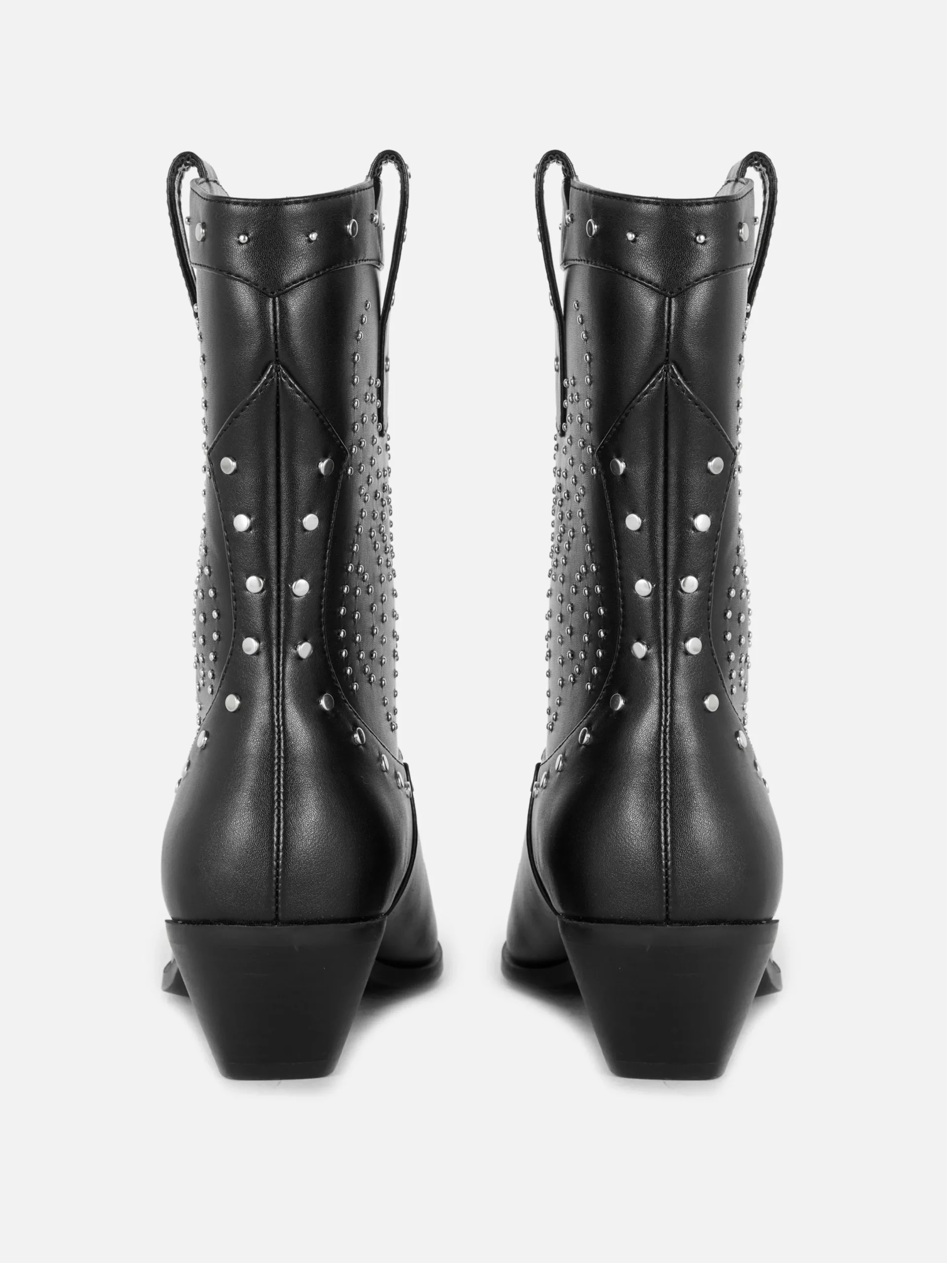 Bottes|Primark Santiags Cloutées Noir