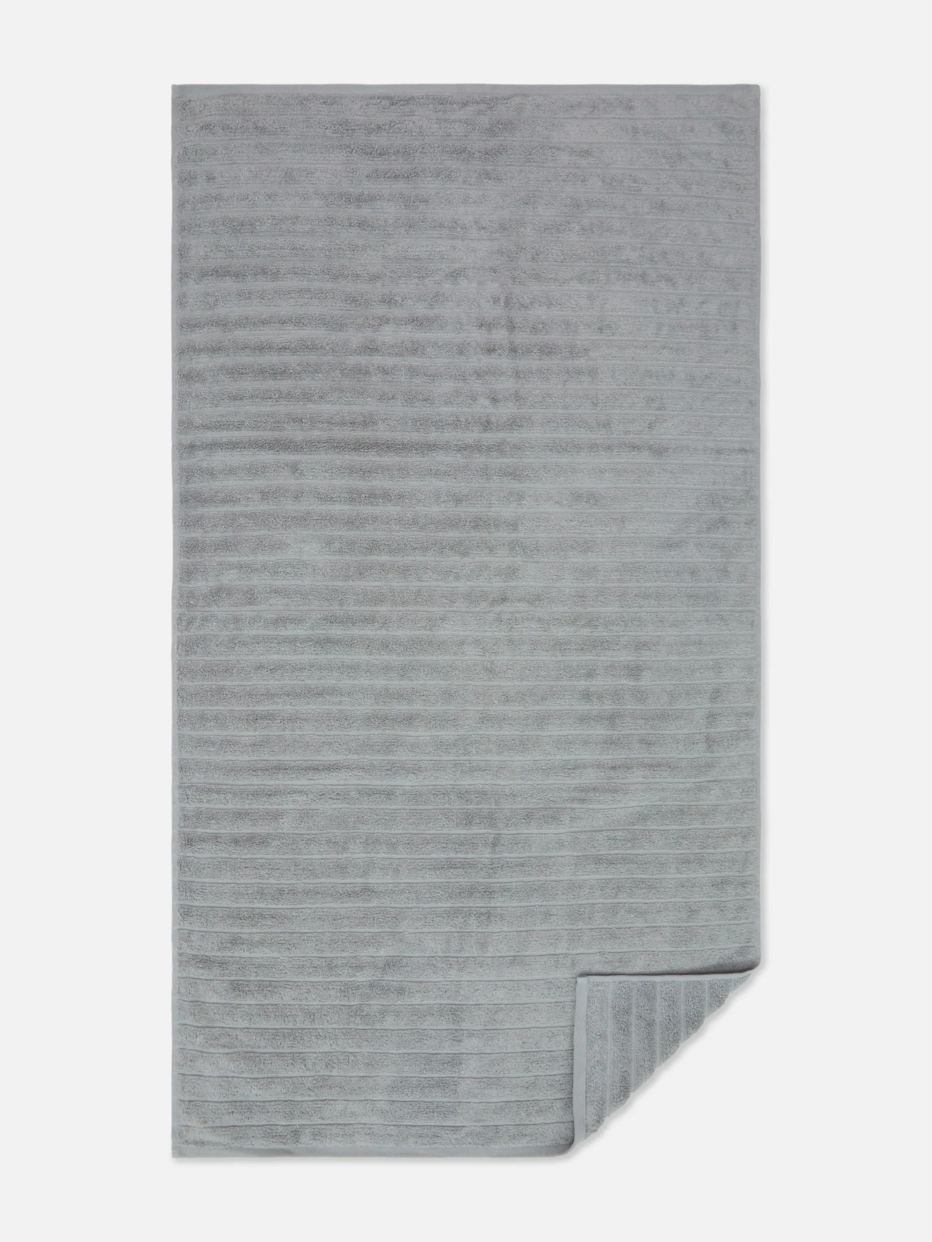 Serviettes|Primark Serviette De Bain Côtelée Texturée Gris
