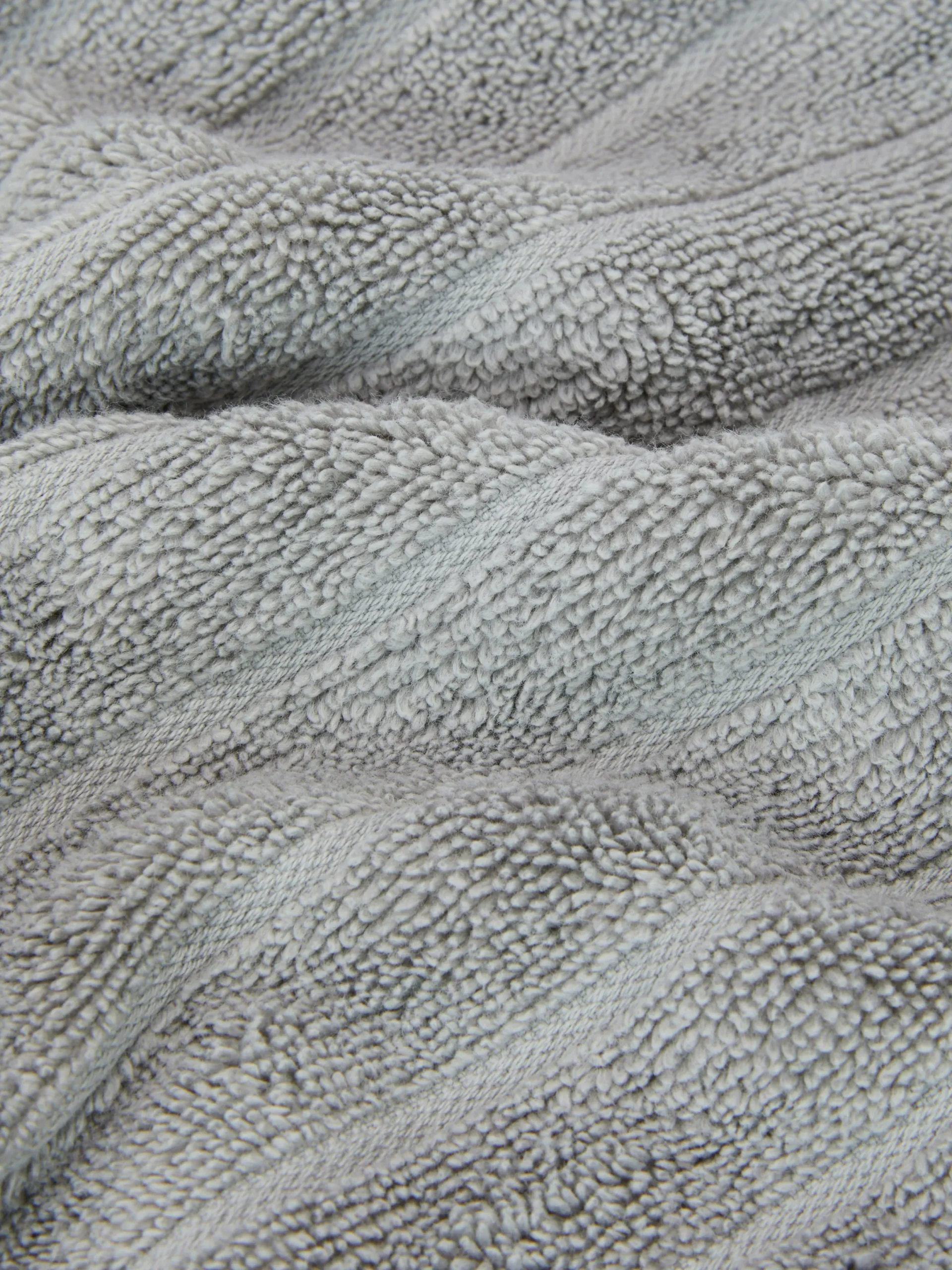Serviettes|Primark Serviette De Bain Côtelée Texturée Gris
