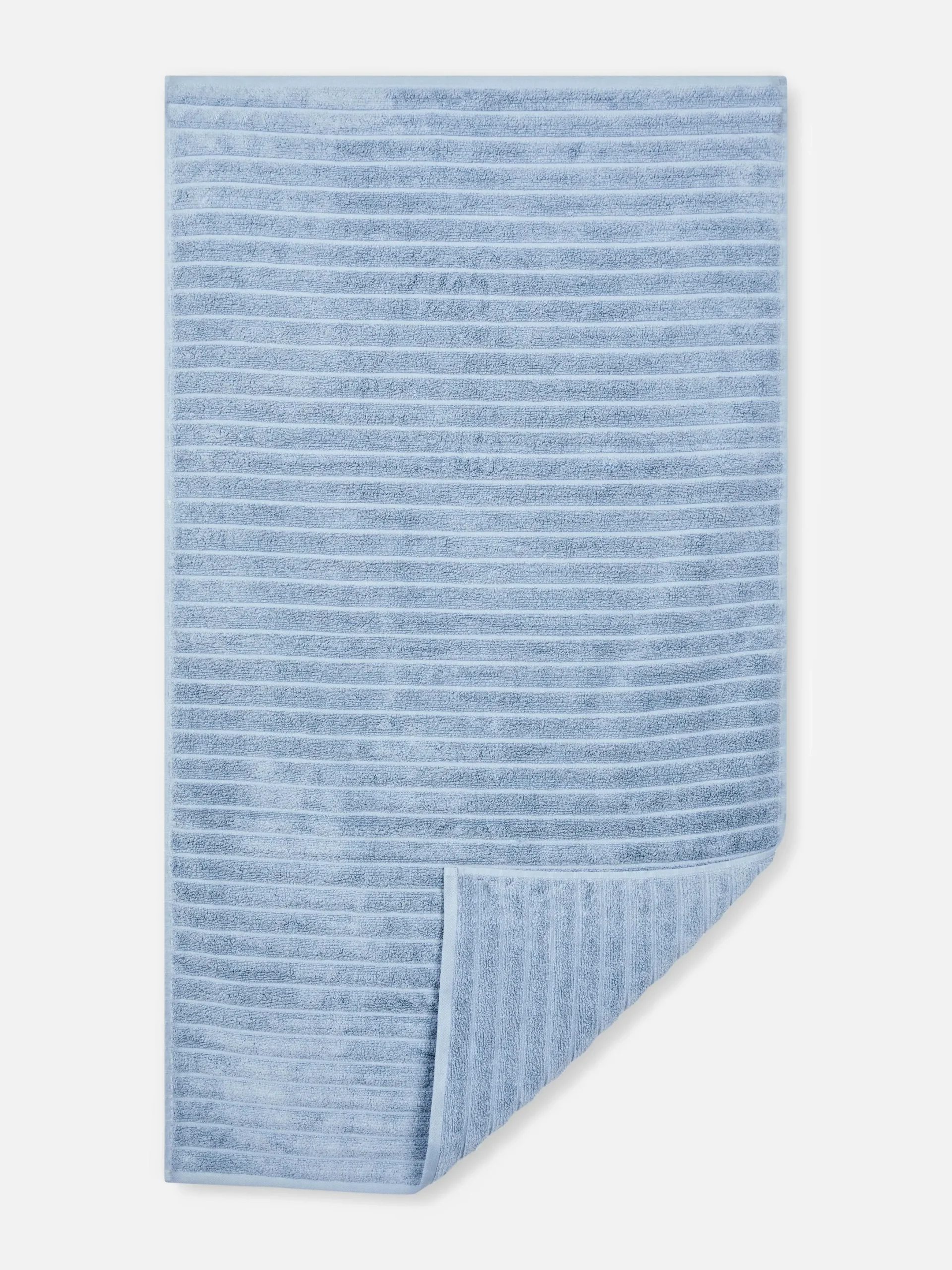 Serviettes|Primark Serviette De Bain Côtelée Texturée Bleu moyen