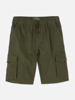 Shorts|Primark Short Cargo Avec Cordon De Serrage Kaki