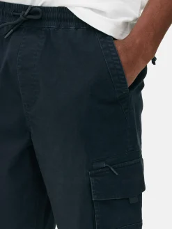 Shorts|Primark Short Cargo Avec Cordon De Serrage Bleu marine