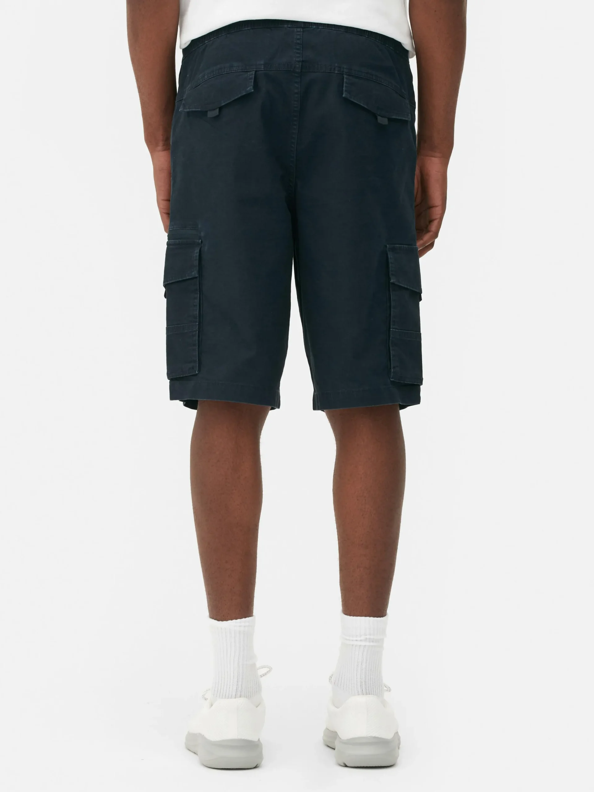 Shorts|Primark Short Cargo Avec Cordon De Serrage Bleu marine
