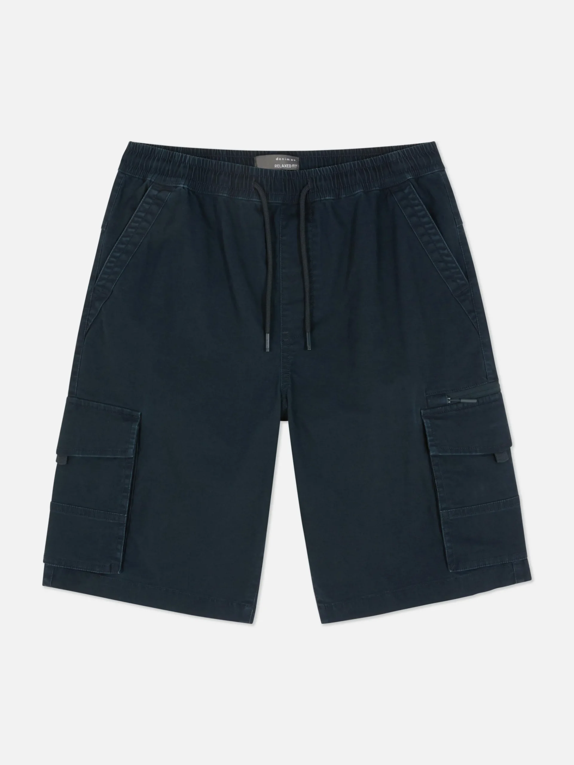 Shorts|Primark Short Cargo Avec Cordon De Serrage Bleu marine