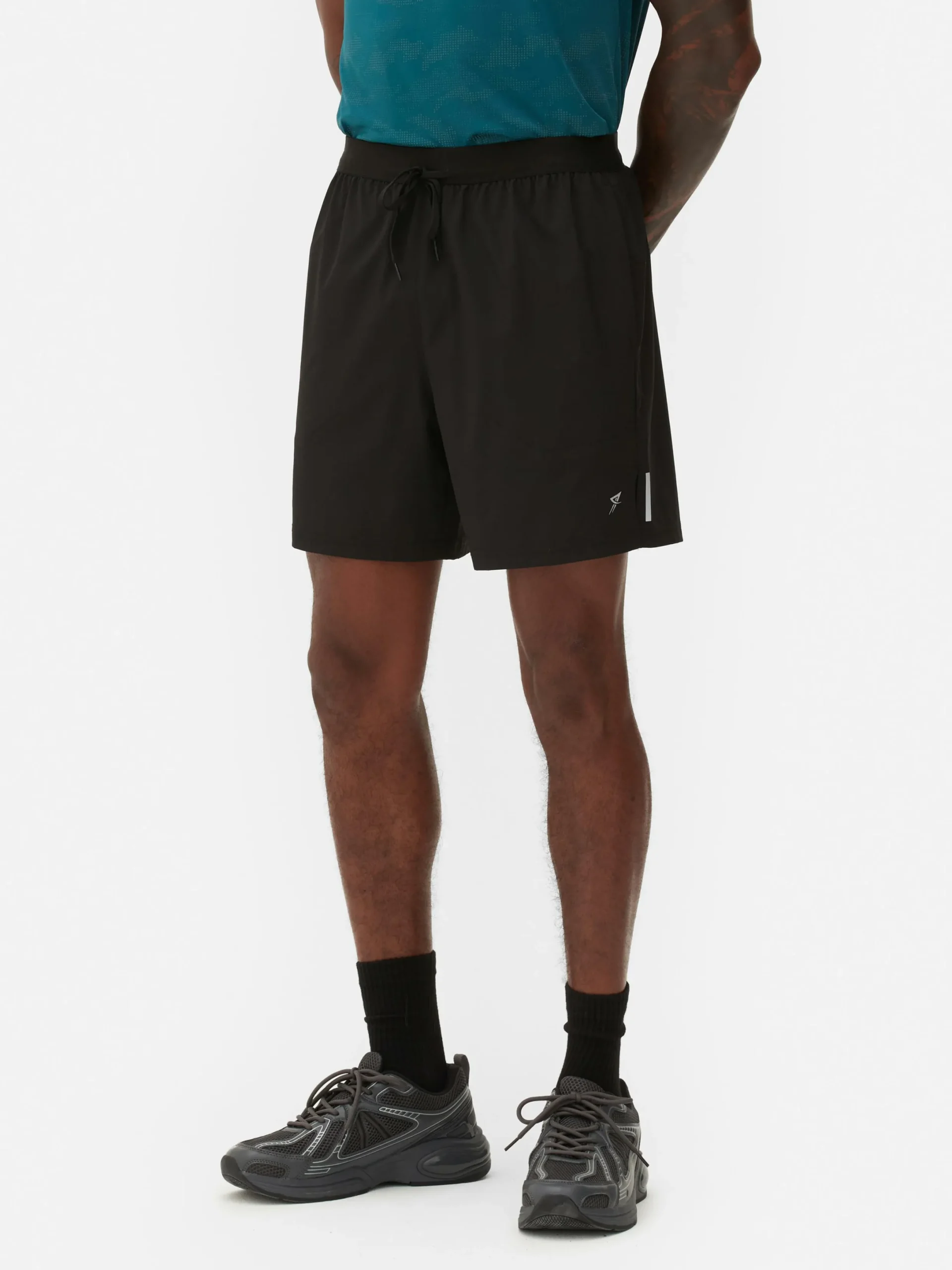Shorts|Vêtements De Sport|Primark Short De Running élastiqué Noir