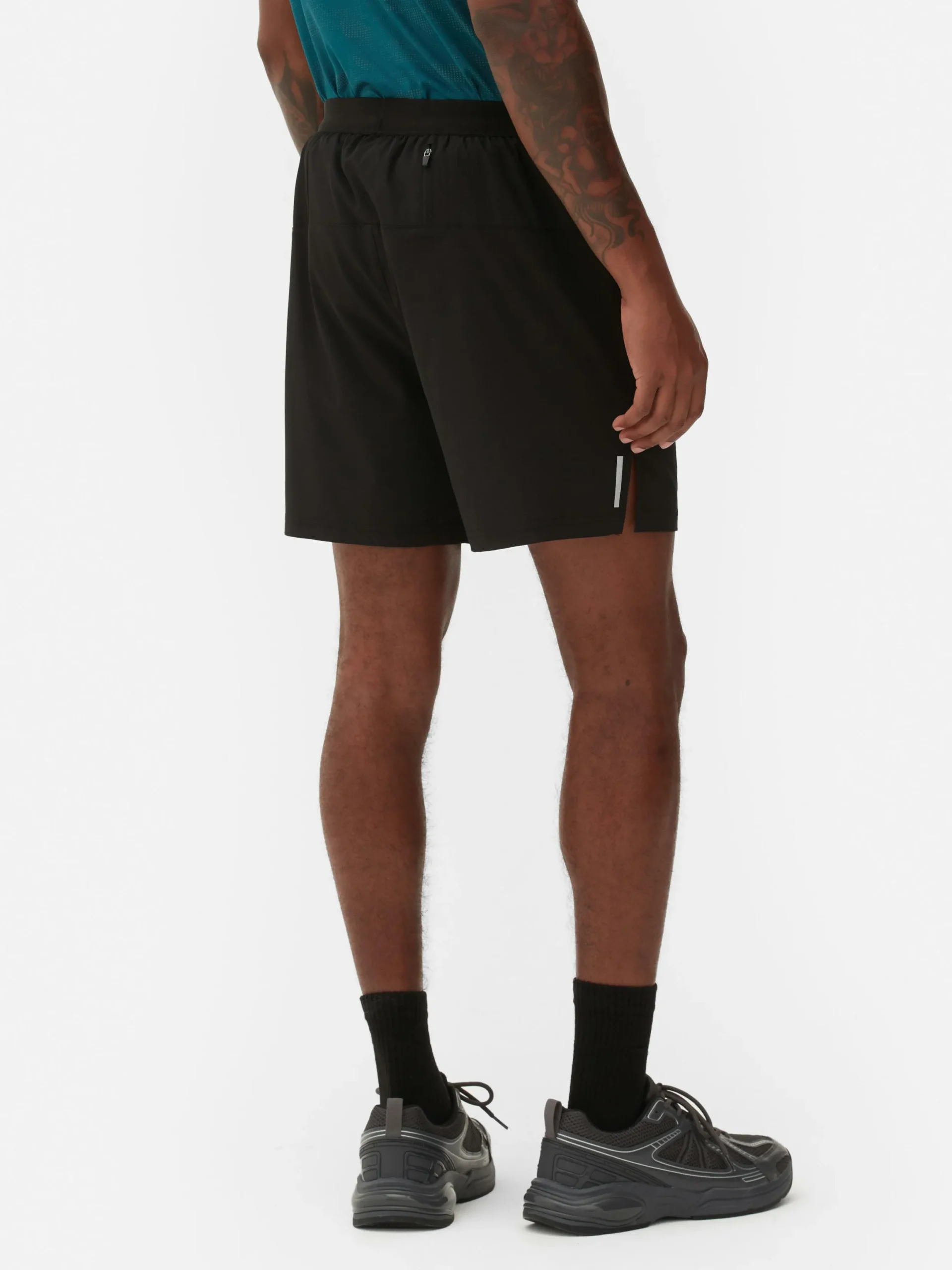 Shorts|Vêtements De Sport|Primark Short De Running élastiqué Noir