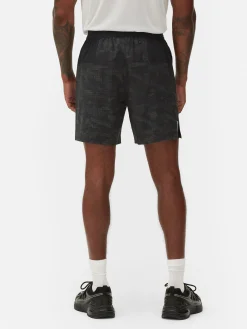 Shorts|Vêtements De Sport|Primark Short De Sport à Motifs Réfléchissants Anthracite