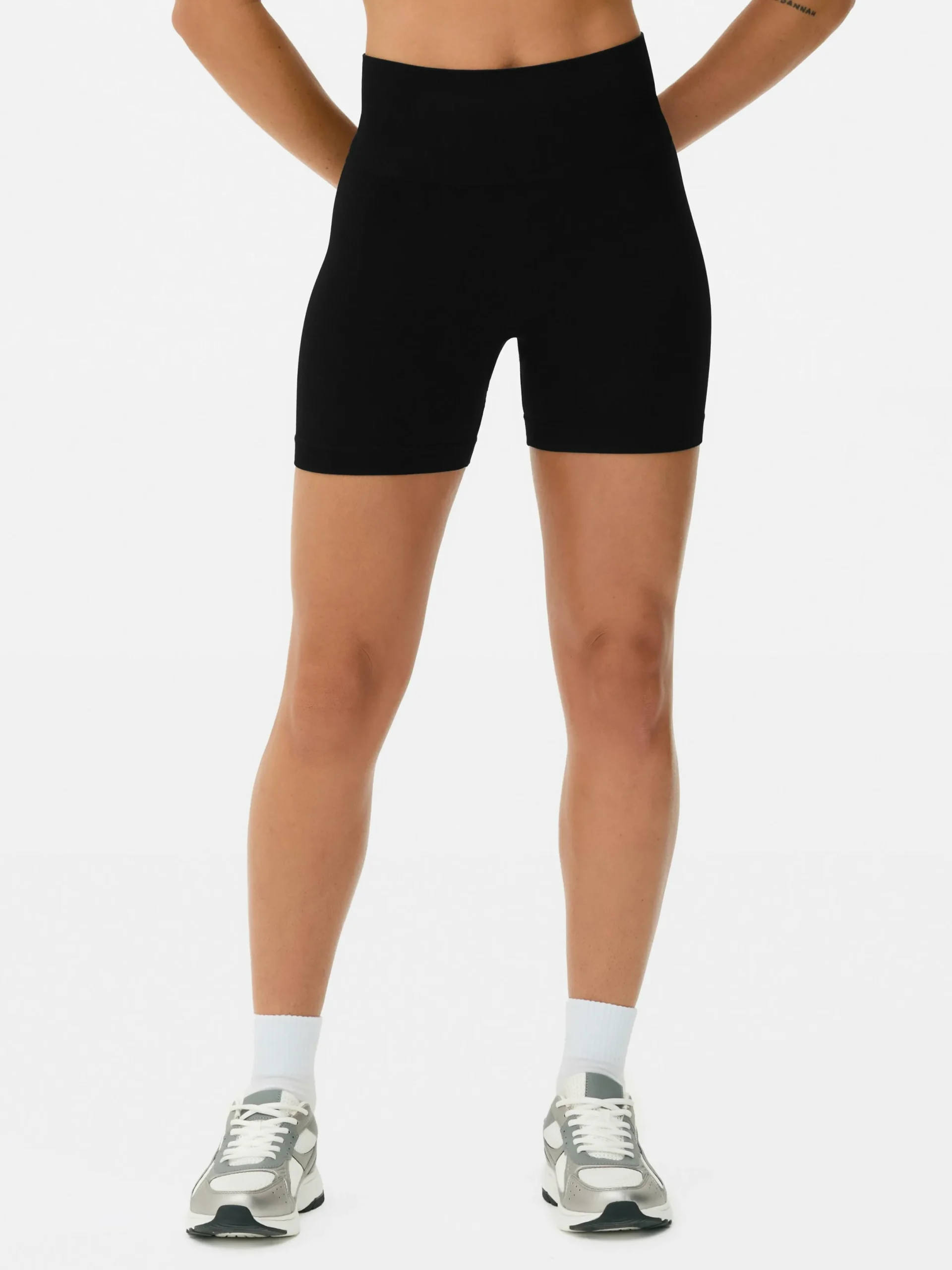 Vêtements De Sport|Primark Short De Sport Taille Haute Sans Couture Noir