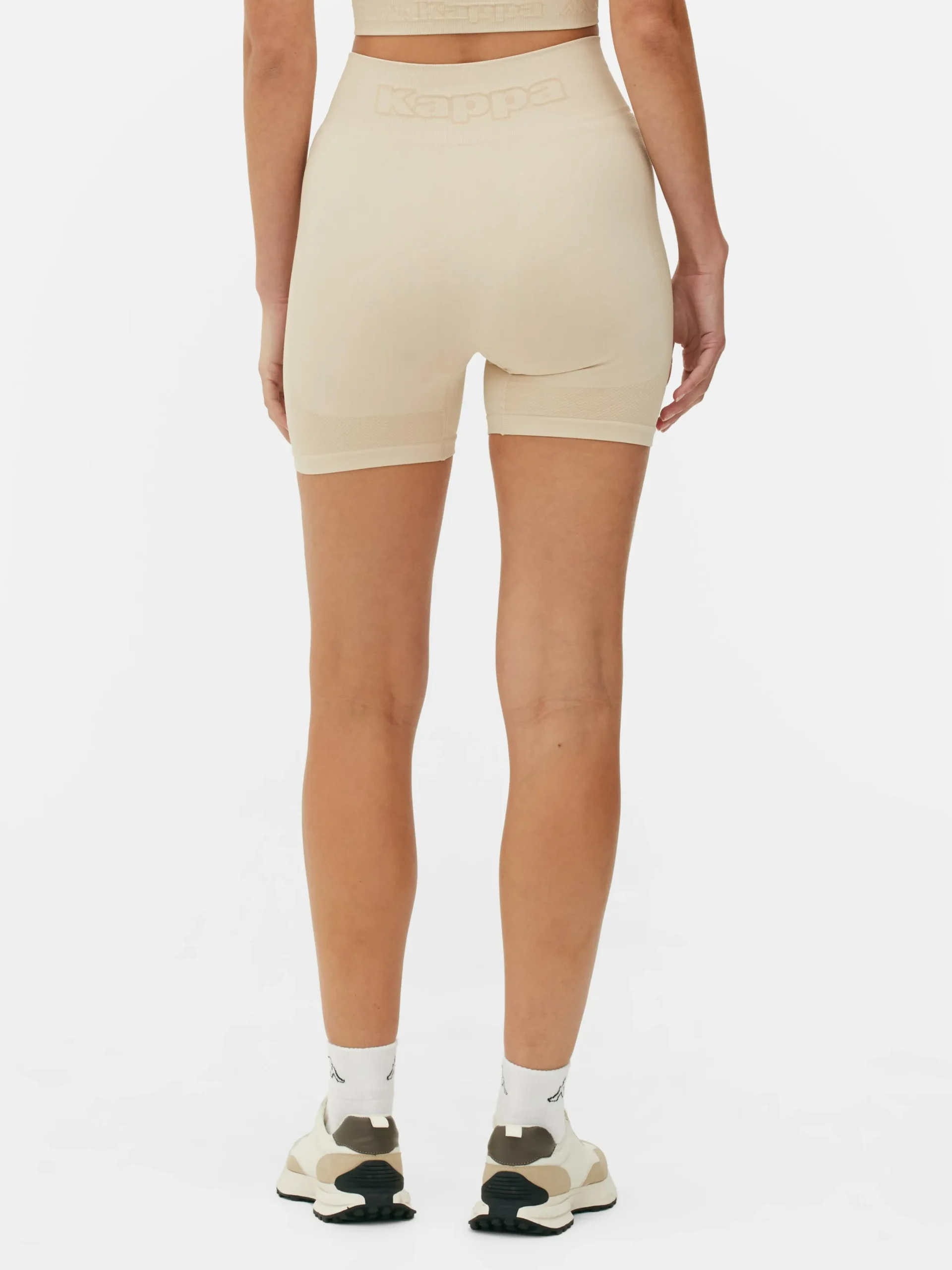 Vêtements De Sport|Primark Short De Yoga Sans Couture à Coordonner Kappa X Écru