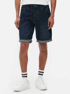 Shorts|Primark Short Droit En Jean Bleu foncé