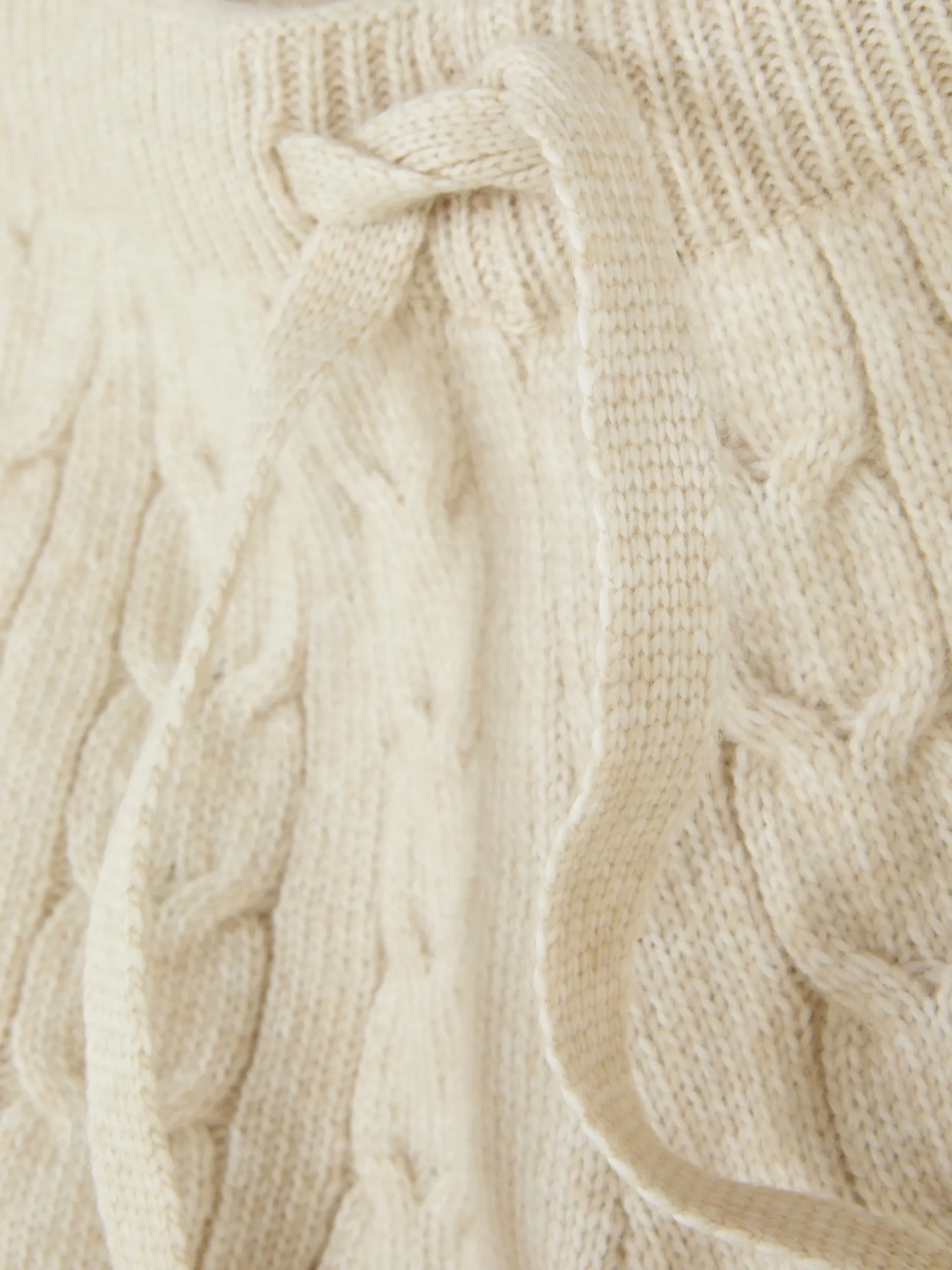Shorts|Primark Short En Maille Torsadée Rita Ora Beige