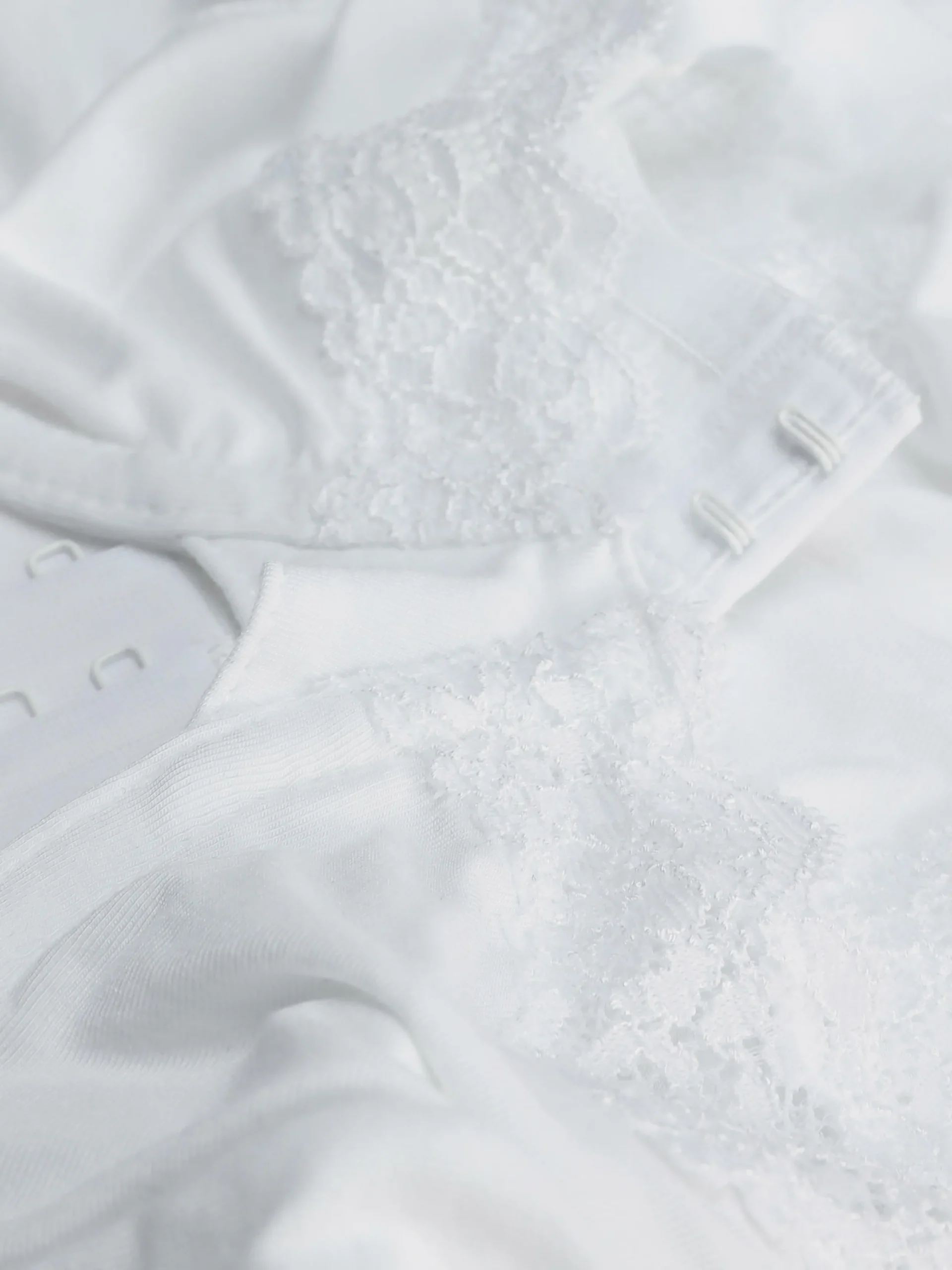 Ensembles Lingerie|Primark Soutien-gorge Non Rembourré Et Culotte En Dentelle Blanc